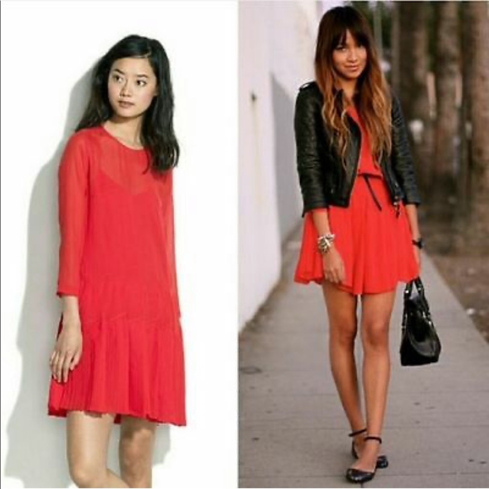 Alexa Chung for Madewell Silk Carine Dress Sz0